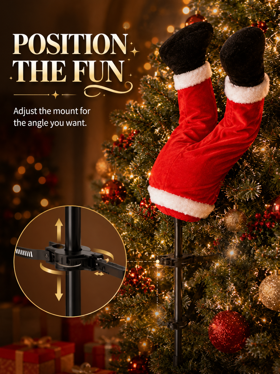 🎄Animated Christmas Swinging Legs Decoration