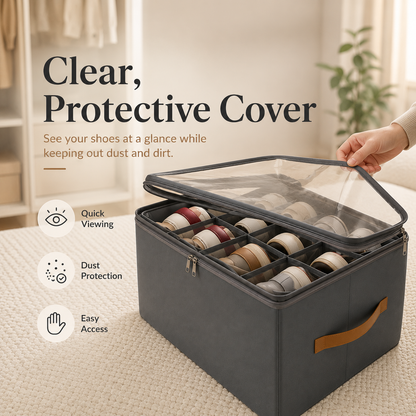 👟 Collapsible Shoe Storage Organizer