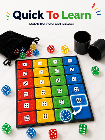 🎲Fast-Paced Color Matching Dice Game