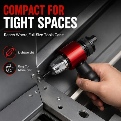 🔩Cordless Electric Rivet Gun Adapter Kit for Power Drill | Fits M3–M8 Rivets