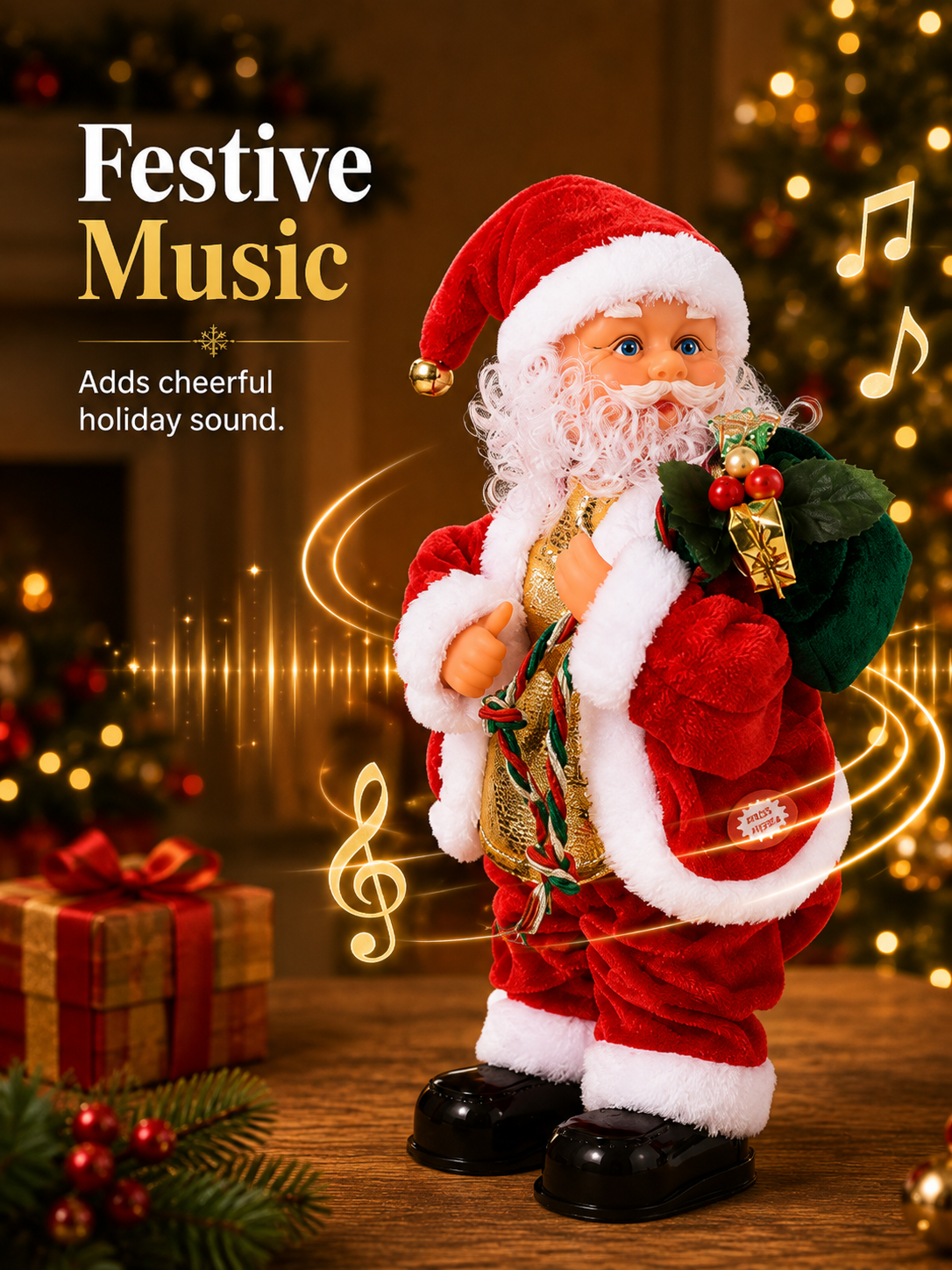 🎅 Dancing Santa Claus Toy with Music