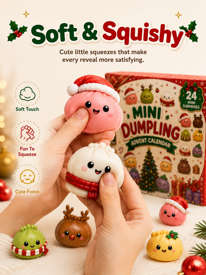 🎁Mini Dumpling Squishy Advent Calendar