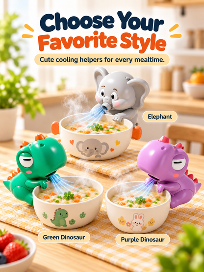 🐘 Hands-Free Food Cooling Fan – Cool Hot Meals Faster Without Blowing