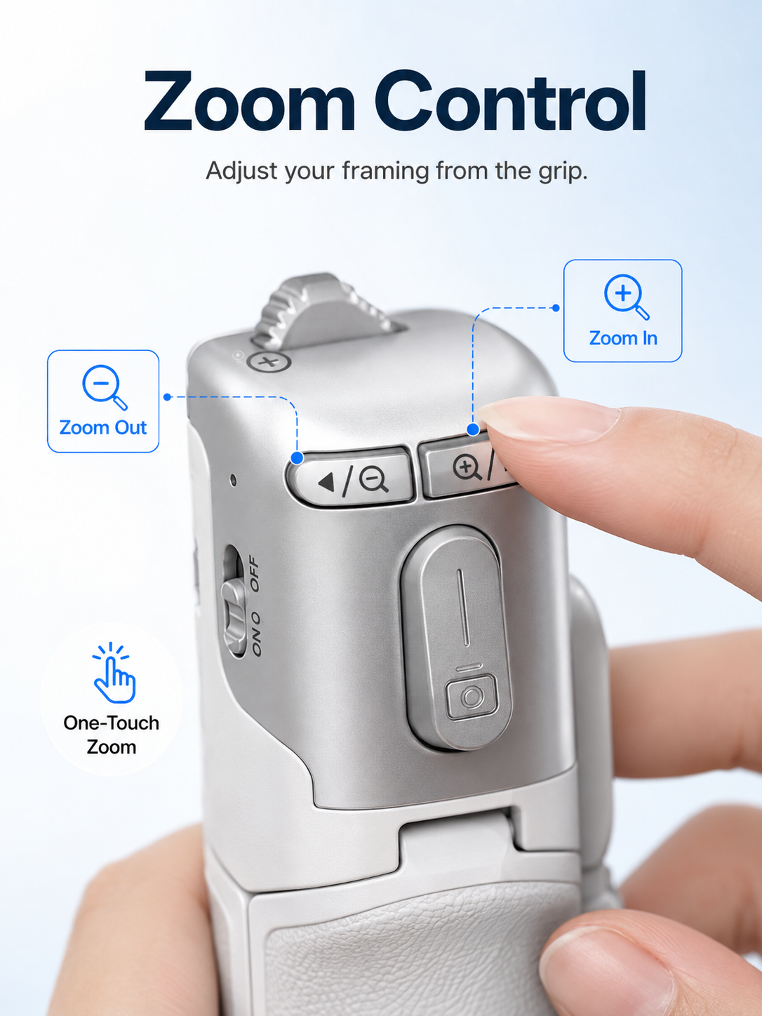 4-in-1 Magnetic Camera Grip &amp; Selfie Tripod