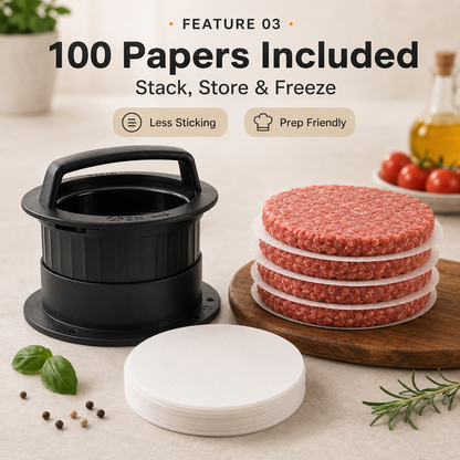🔥 Burger Patty Press Kit – 30% OFF