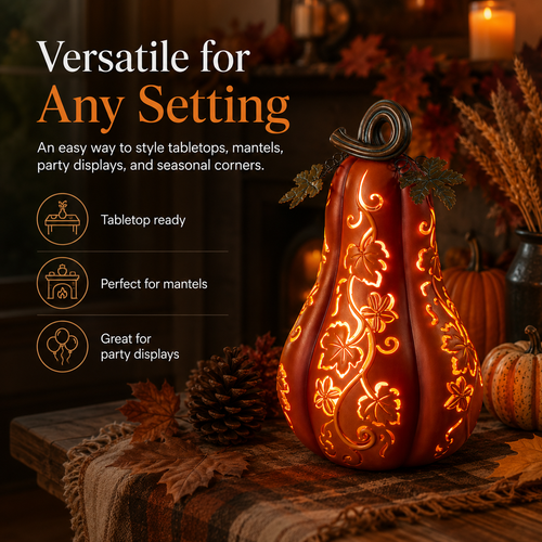 🎃Light-Up Halloween Gourd Decoration