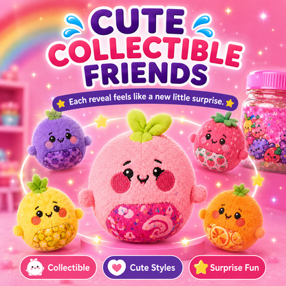 🎁 Magic Surprise Plush Jar 2026 – Cute Hidden Collectible Toy Gift For Kids