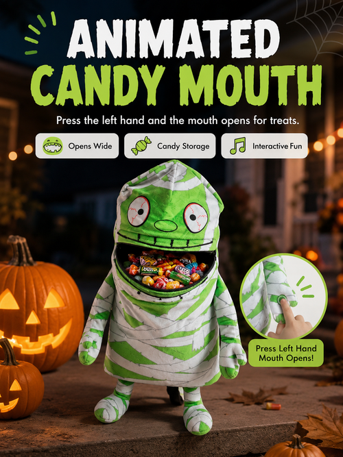 Musical Animated Mummy Children's Halloween Trick or Treat Bag