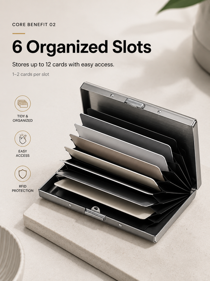 Hot Sale RFID Blocking Metal Card Holder