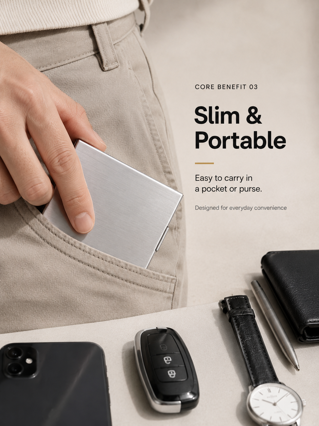Hot Sale RFID Blocking Metal Card Holder
