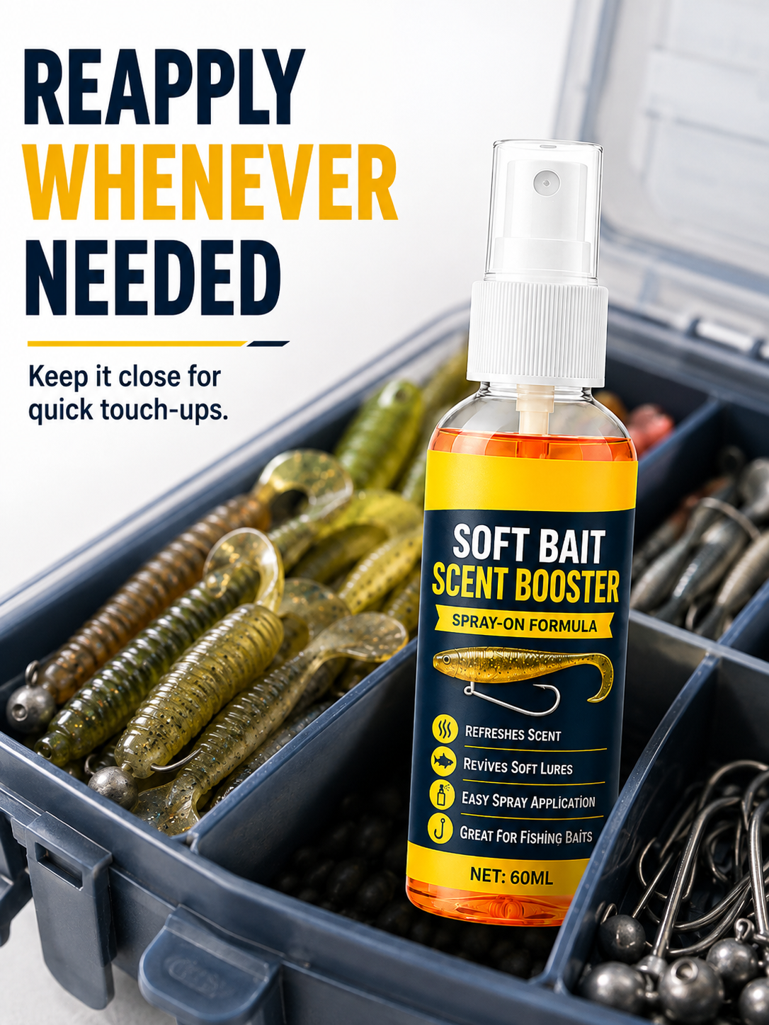 🎣Soft Bait Scent Booster Spray