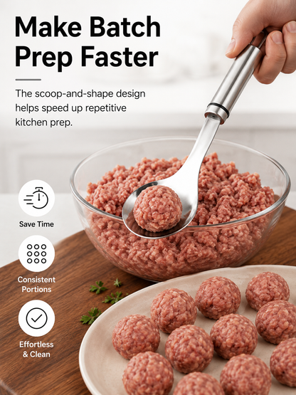 🍝Stainless Steel Meatball Maker Spoon