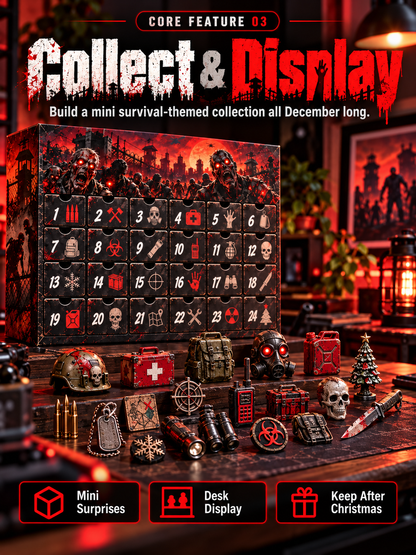 🧟 24-Day Zombie Tactical Collectibles Advent Calendar