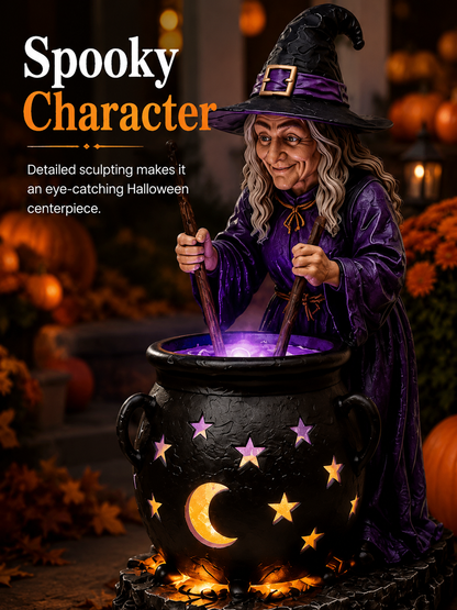 🔮Witch Cauldron Solar Garden Light
