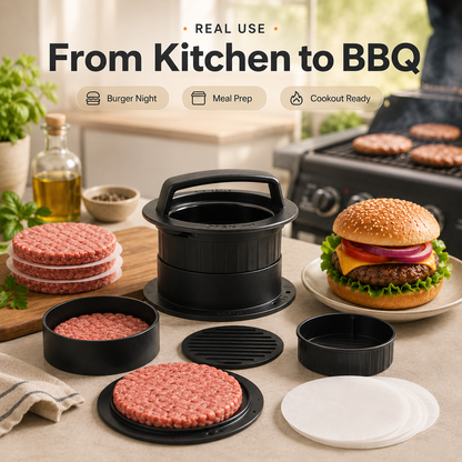 🔥 Burger Patty Press Kit – 30% OFF