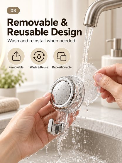 Suction Cup Hooks for Shower | Waterproof No Drill Wall Hooks