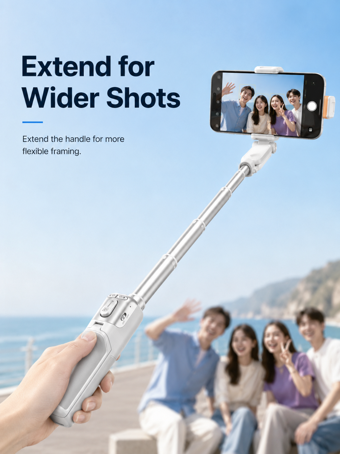 4-in-1 Magnetic Camera Grip &amp; Selfie Tripod