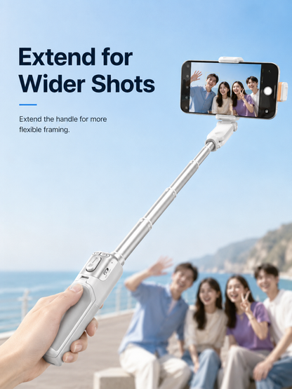 4-in-1 Magnetic Camera Grip &amp; Selfie Tripod