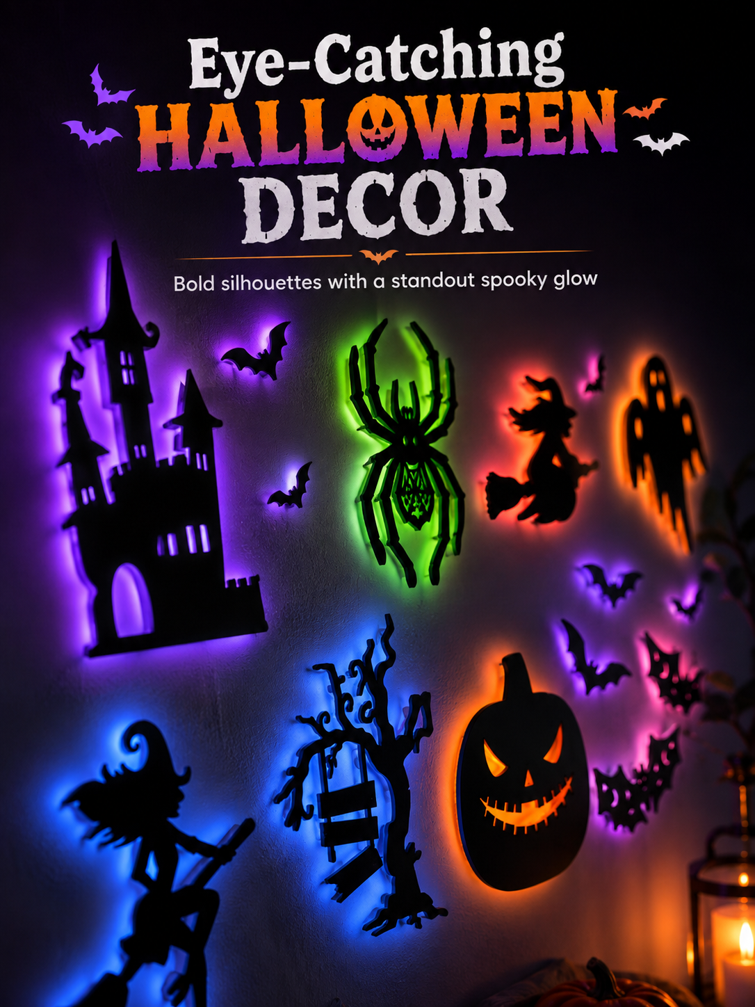 🎃 Halloween Glow Wall Stickers