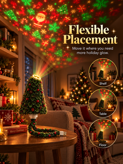🎄 Cozy Christmas Tree LED Lamp – Festive Holiday Decorative Light