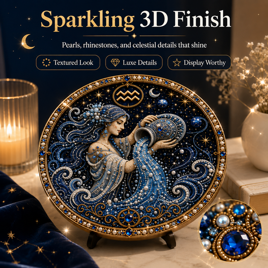🔥 Only a few sets left!💎 12 Zodiac Signs Pearl Art Kit