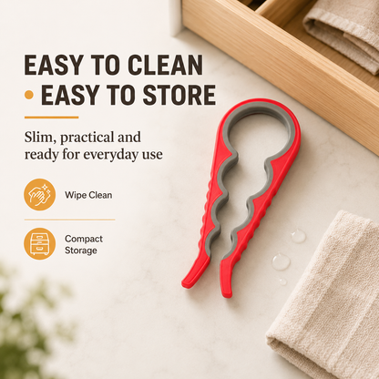 5-in-1 Easy-Grip Jar Opener Set for Weak Hands