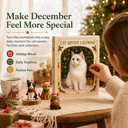 🐱🎄Advent Calendar 2026 Cat Advent Calendar - Giftfor Adults Friends CatOwners and Lovers Christmas Holiday Countdown Gift