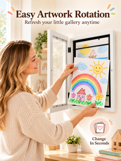 ✨ Kids Artwork Frame – Display & Store Your Child’s Creative Masterpieces