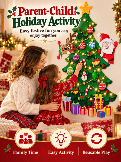 🎁DIY Felt Christmas Tree Set