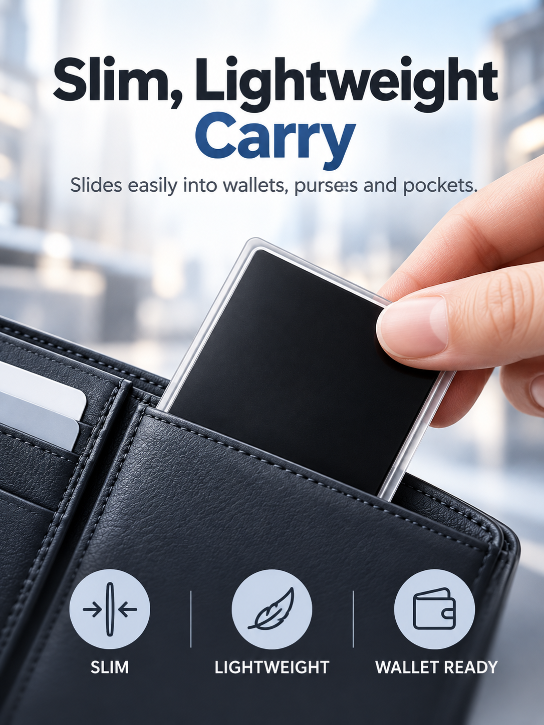 🛡️Side-View Privacy Card Sleeve - Protect your personal privacy