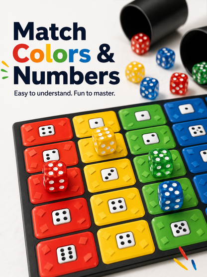🎲Fast-Paced Color Matching Dice Game