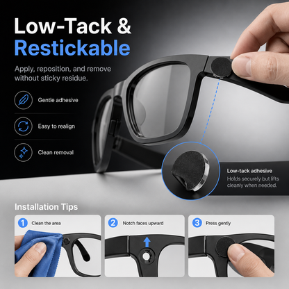 🔥Buy More Save More🔥LED Light Blocking Stickers - Laser-Cut, Low-Tack Restickable Covers (12 Pieces)