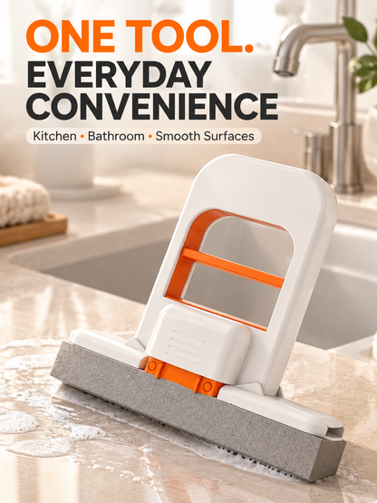 🧽 Foldable Handheld Sponge Squeegee – Quick Water Removal & Easy Countertop Cleaning