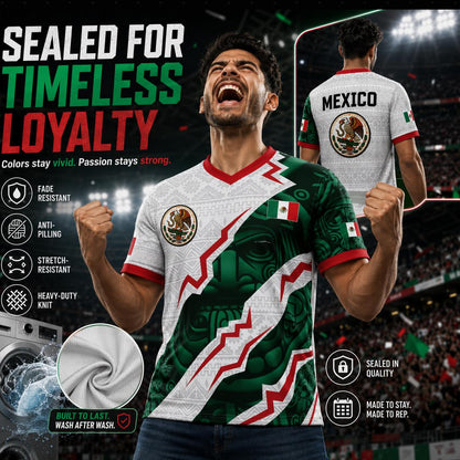 ⚽️ Mexico Aztec Calendar Soccer Jersey 2026