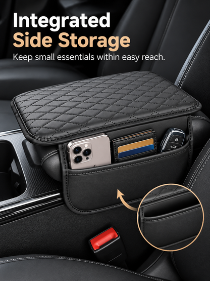 🚘 Car Center Console Armrest Riser & Organizer