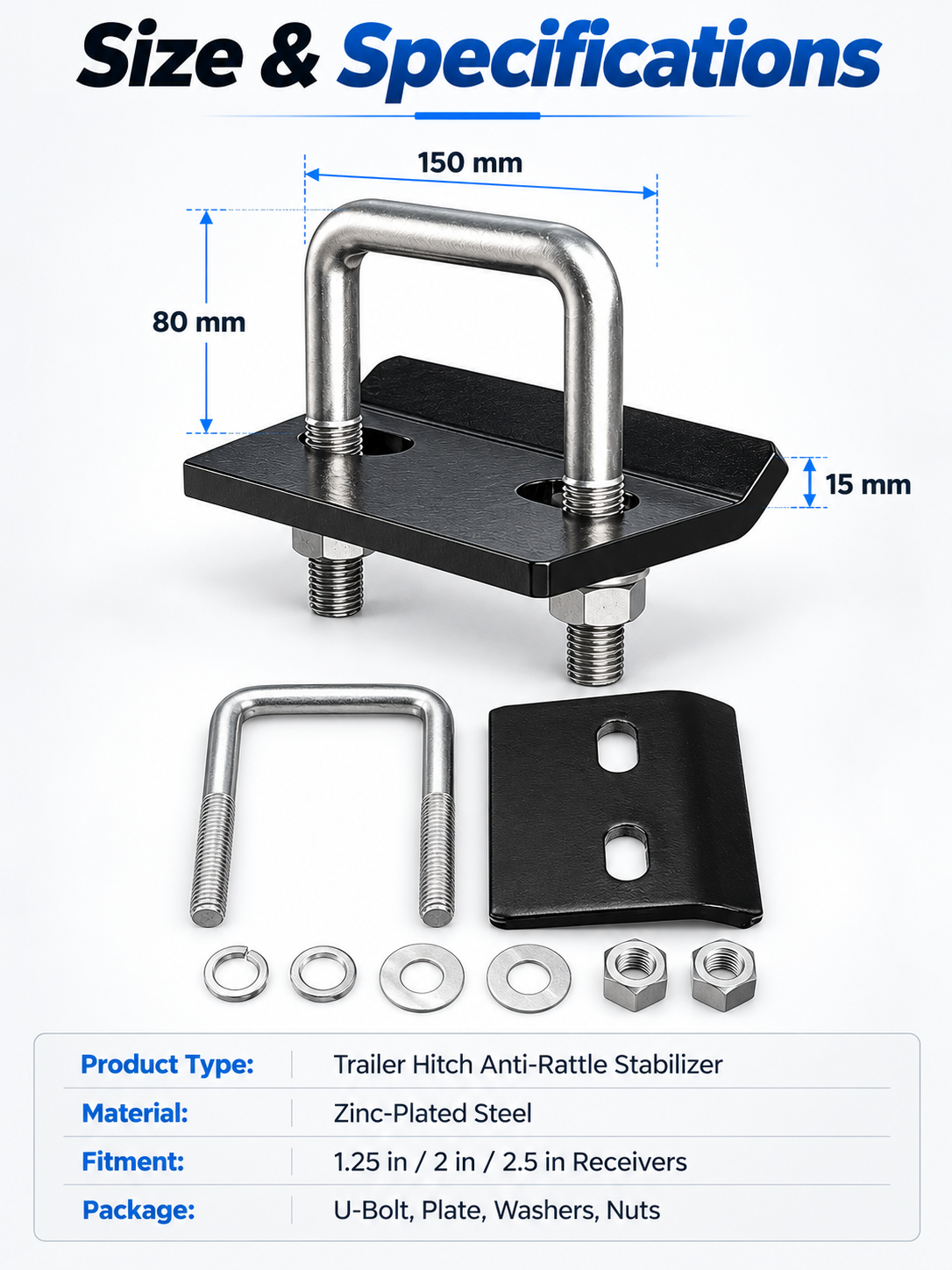 Ultimate Trailer Hitch Tightener & Anti-Rattle Stabilizer 🛡️