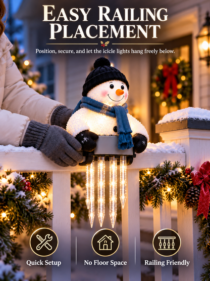 ☃️Snowman Railing Christmas Light