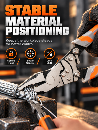 🔧 Self-Locking Ratchet Pliers – Secure Grip, Less Effort