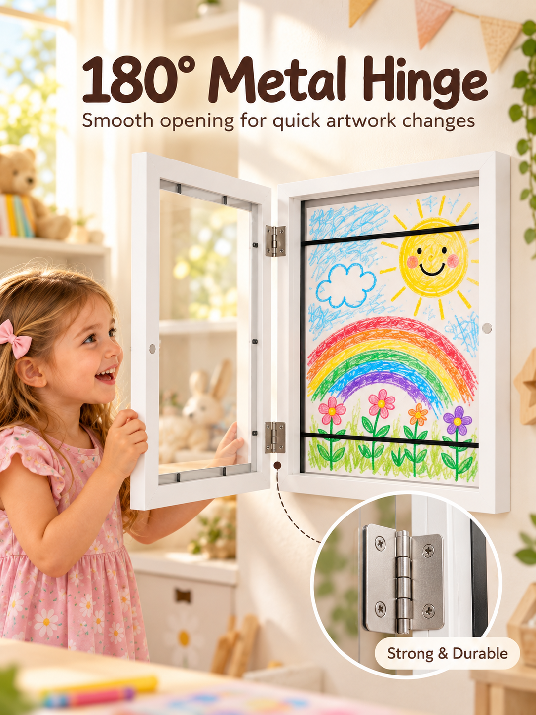 ✨ Kids Artwork Frame – Display & Store Your Child’s Creative Masterpieces