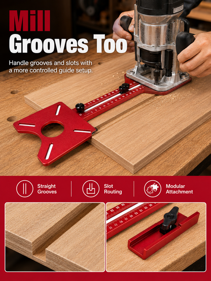 📏3-in-1 Router Circle Cutting Guide
