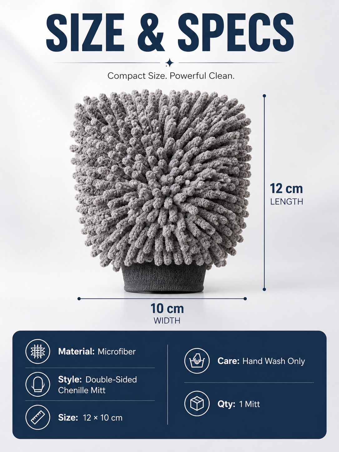 🫧 Premium Car Wash Mitt – More Suds, More Coverage, Easier Car Cleaning
