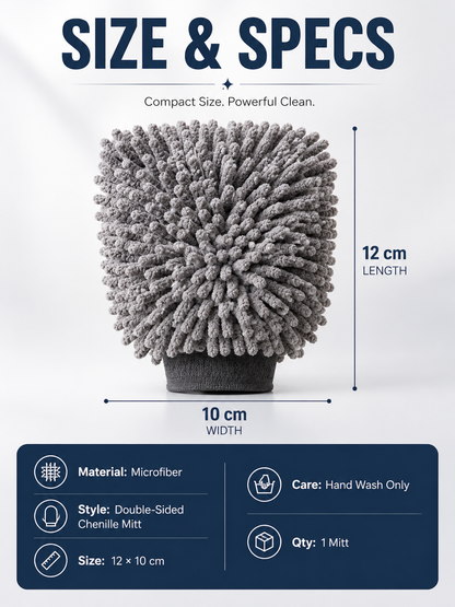 🫧 Premium Car Wash Mitt – More Suds, More Coverage, Easier Car Cleaning