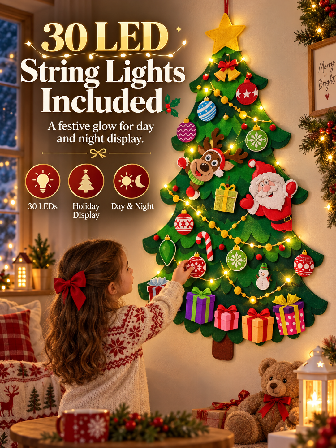 🎁DIY Felt Christmas Tree Set