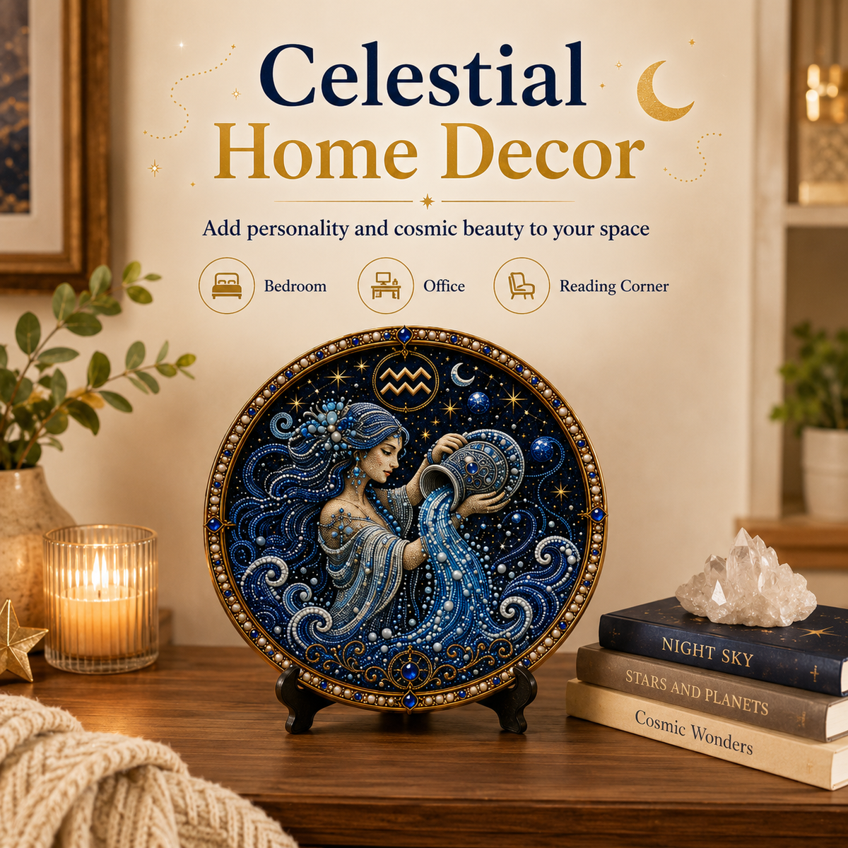 🔥 Only a few sets left!💎 12 Zodiac Signs Pearl Art Kit
