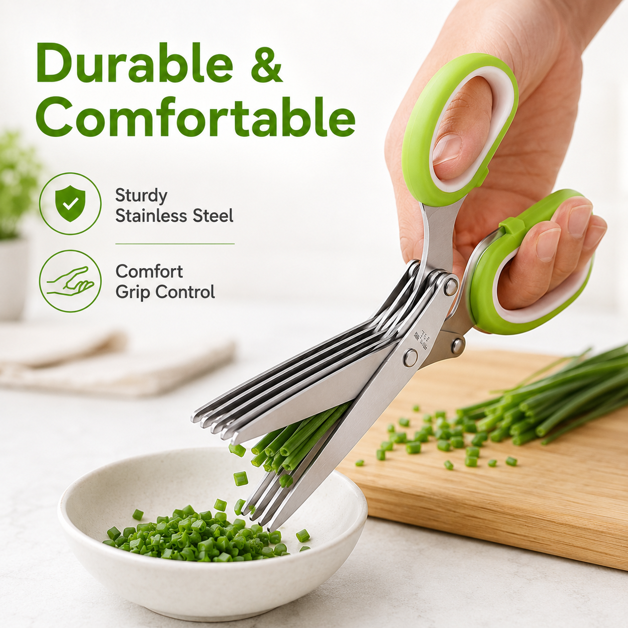 ✂️Herb Scissors 5 Blade Kitchen Shears