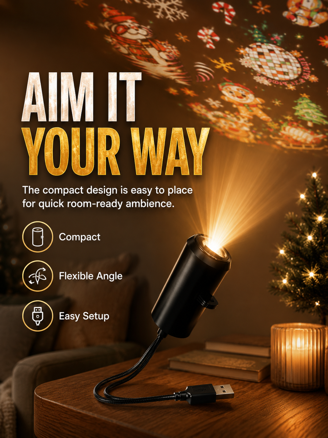 💡Multi-Scene Projection Light