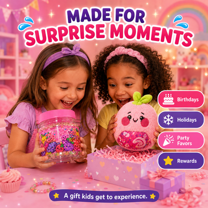 🎁 Magic Surprise Plush Jar 2026 – Cute Hidden Collectible Toy Gift For Kids