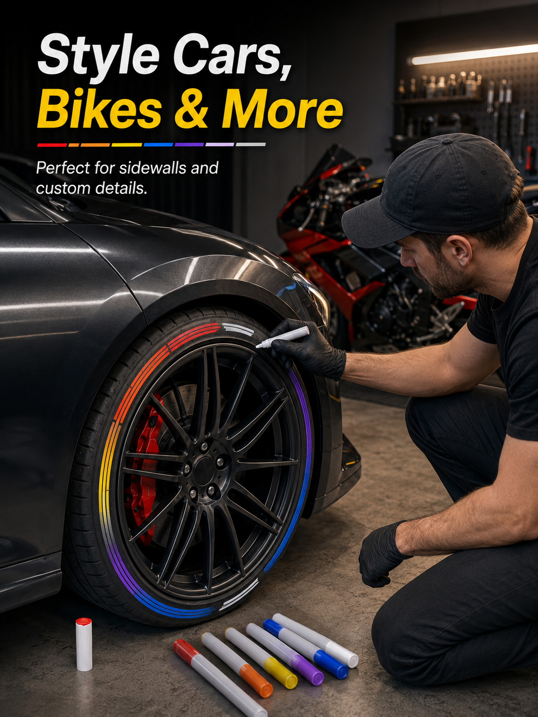 🔥🚗Oil-Based Waterproof Tire Paint Marker