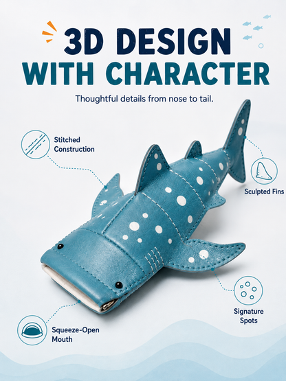 🦈3D Whale Shark Storage Pouch