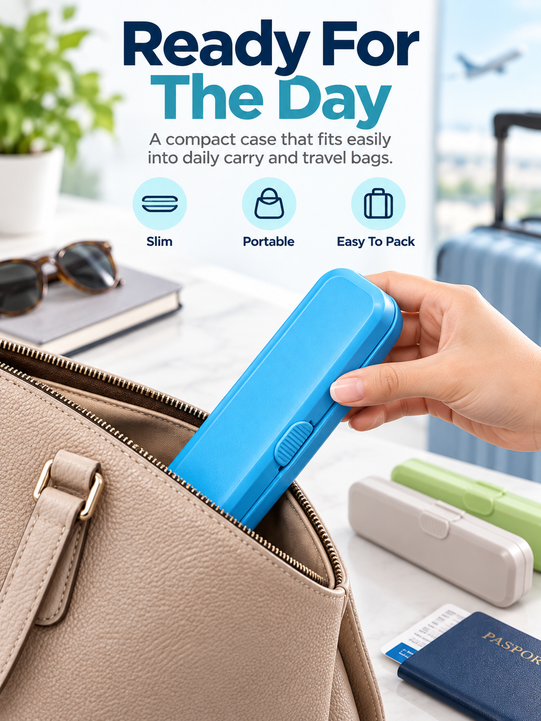 💉 60IU Injection Pen & Hardshell Carry Case Set – Organized Travel Storage Kit